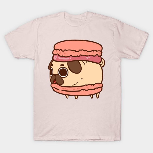 Macaron Puglie T-Shirt by Puglie Pug 